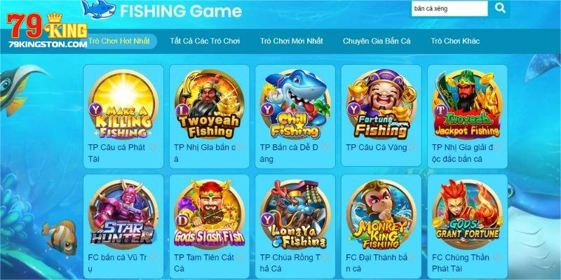 Tổng hợp các màn Game bắn cá online đỉnh cao tại 79KING